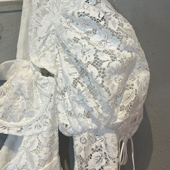 For love and lemons Frances Puff Sleeve Mini Dress NWT - Picture 10 of 15